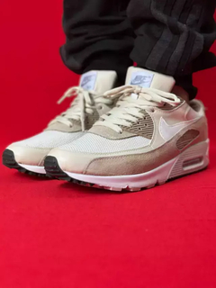 Nike airmax 90 bege marrom nacional premium - comprar online