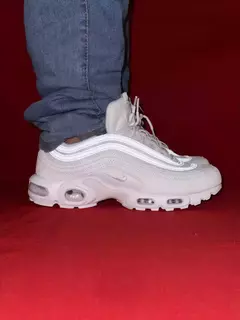 Nike air max 97 plus importado branco na internet