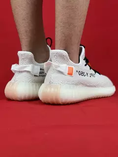 Adidas Bege Yeezy Boost 350 Off White Importado Premium na internet