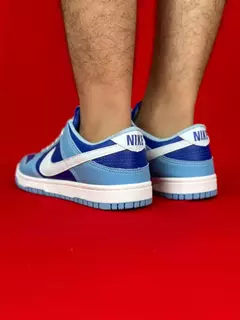 Nike dunk azul escuro azul claro branco nacional s na internet