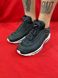 Nike Air Max 97 Importado Preto Branco Refletivo - comprar online