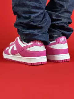 Nike dunk rosa branco barbie nacional s na internet