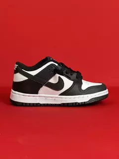 Dunk Low Infantil Preto Com Branco