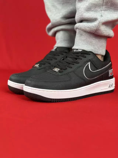 Nike air force 1 preto branco nyc nacional s - comprar online