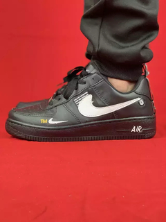 Nike Air Force Preto Branco Lv8 Sintético