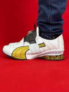 Puma disc branco amarelo