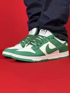 Nike dunk verde com branco nacional s - comprar online