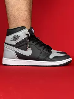 Air Jordan 1 High Cinza Com Preto Nacional S