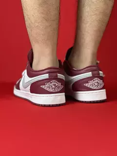 Air Jordan 1 Low Vinho branco Cinza Nacional S na internet