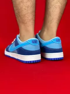 Nike dunk azul veludo azul claro logo azul nacional s na internet