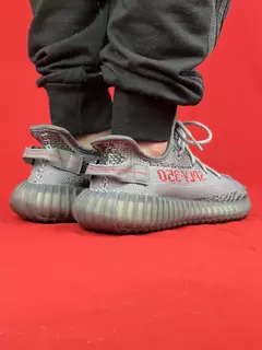 Adidas Yeezy Cinza/Vermelho Boost 350 Importado Beluga na internet