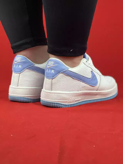 Nike Air Force 1 Branco Azul na internet