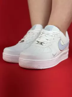 Nike air force 1 branco azul nacional s - comprar online