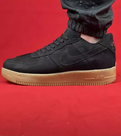 Nike Preto/Marrom Air Force 1