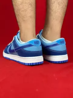 Nike dunk azul escuro azul claro veludo nacional na internet