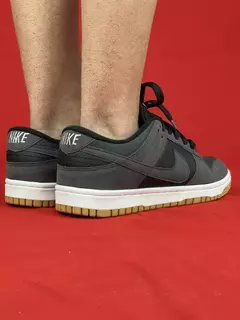 Nike Cinza/Preto Dunk Low Couro na internet