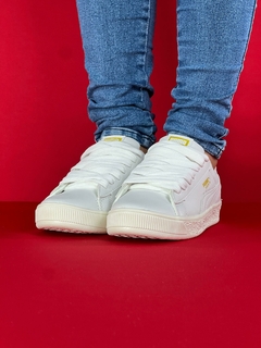 Puma suede branco nacional - comprar online