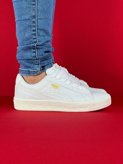 Puma suede branco nacional