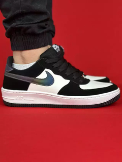 Nike air force 1 preto branco camaleao nacional s