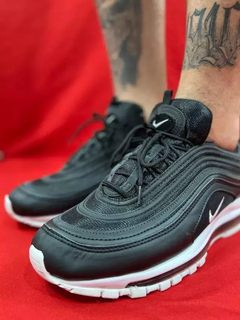 Nike Air Max 97 Importado Preto Branco Refletivo na internet