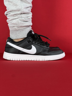 Nike dunk preto branco nacional s