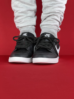 Nike dunk preto branco nacional s - comprar online