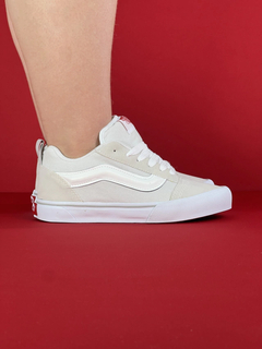 Vans Knu bege branco Nacional S