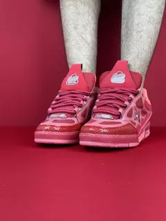 Louis vuitton skate todo vermelho importado - comprar online