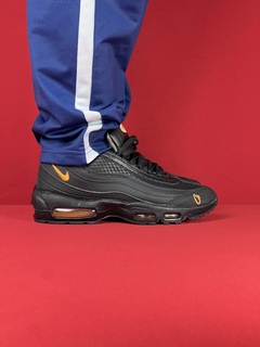 Nike Air Max 95 preto laranja nacional premium