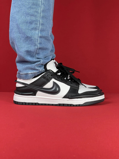 Nike dunk twist preto branco nacional s