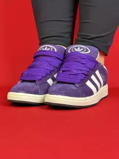 Adidas campus roxo com branco nacional premium - comprar online