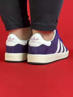 Adidas campus roxo com branco nacional premium na internet