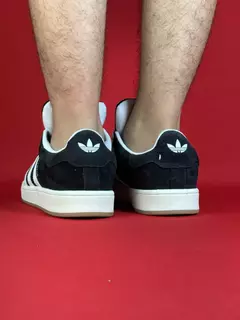 Adidas campus preto com branco nacional premium na internet