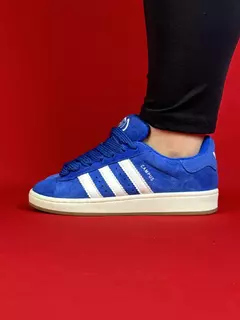 Adidas campus azul com branco nacional premium