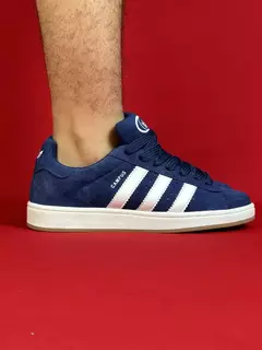 Adidas campus azul marinho com branco nacional premium