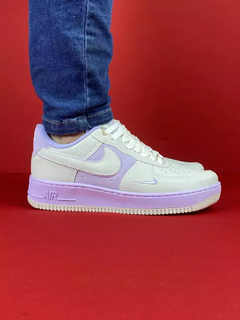 Nike air force 1 S cinza roxo nacional