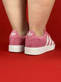 Adidas campus rosa choque nacional premium na internet