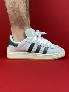 Adidas campus bege com verde nacional s