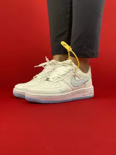 Nike air force 1 branco azul nacional s