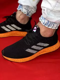 Adidas Future Craft Preto Laranja Refletível na internet