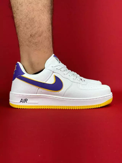 Nike air force 1 branco com roxo nacional s