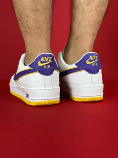 Nike air force 1 branco com roxo nacional s na internet