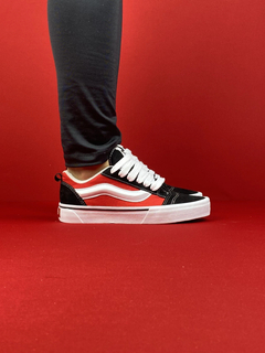 Vans Knu preto vermelho Nacional S