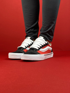 Vans Knu preto vermelho Nacional S - comprar online