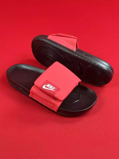 nike chinelo slide preto e vermelho nacional premium