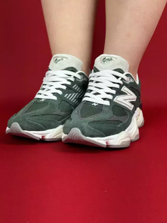 New balance 9060 verde com branco nacional premium - comprar online