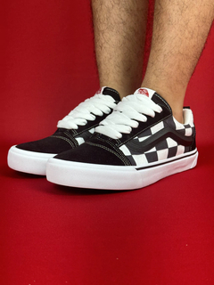 Vans Knu Preto Branco Xadrez Nacional S - comprar online