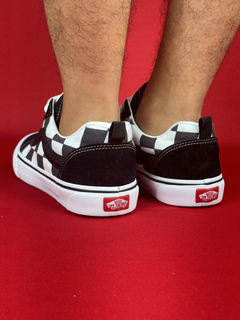 Vans Knu Preto Branco Xadrez Nacional S na internet