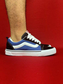 Vans Knu Azul Preto e Branco Nacional S