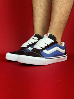 Vans Knu Azul Preto e Branco Nacional S - comprar online